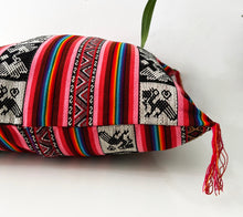 Load image into Gallery viewer, Coral Chinchero cushion cover