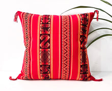 Load image into Gallery viewer, Orange Chinchero Cushion cover