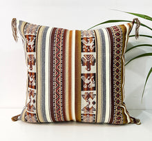 Load image into Gallery viewer, Cream & Mustard Chinchero Cushion cover