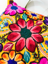 Load image into Gallery viewer, Yellow Flowered Pillow Cover