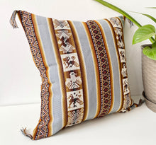 Load image into Gallery viewer, Gray Ethnic Cushion cover