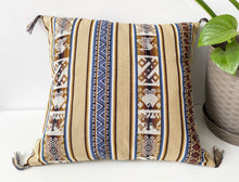 Load image into Gallery viewer, Mustard Ethnic Cushion cover