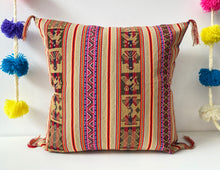 Load image into Gallery viewer, Camel & Orange Chinchero Cushion cover