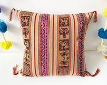 Load image into Gallery viewer, Camel & Orange Chinchero Cushion cover