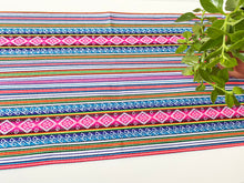Load image into Gallery viewer, Pink Peruvian Table runner
