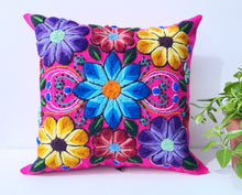 Load image into Gallery viewer, Pink Peruvian pillow cover