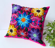 Load image into Gallery viewer, Pink Peruvian pillow cover