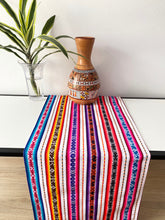 Load image into Gallery viewer, Multicolored Peruvian Table runner