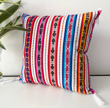 Load image into Gallery viewer, Multicolored white Cushion cover