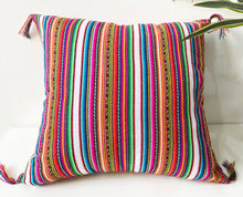Load image into Gallery viewer, White inca peruvian flag pillow Cover