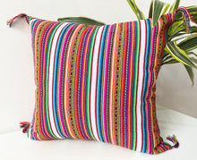 Load image into Gallery viewer, White inca peruvian flag pillow Cover