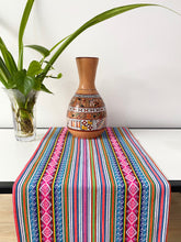 Load image into Gallery viewer, Pink Peruvian Table runner