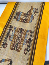 Load image into Gallery viewer, Yellow Peruvian Table runner