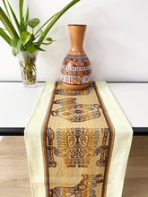 Load image into Gallery viewer, White Ethnic Table runner