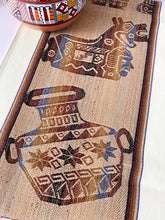 Load image into Gallery viewer, White Ethnic Table runner