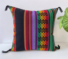Load image into Gallery viewer, Black ethnic pillow