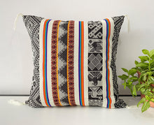 Load image into Gallery viewer, White Peruvian Ethnic Cushion cover