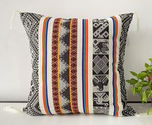 Load image into Gallery viewer, White Peruvian Ethnic Cushion cover