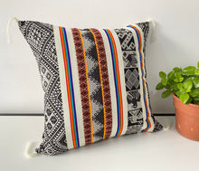 Load image into Gallery viewer, White Peruvian Ethnic Cushion cover
