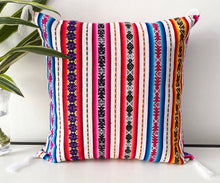 Load image into Gallery viewer, Multicolored white Cushion cover