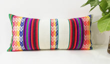 Load image into Gallery viewer, White Lumbar throw pillow