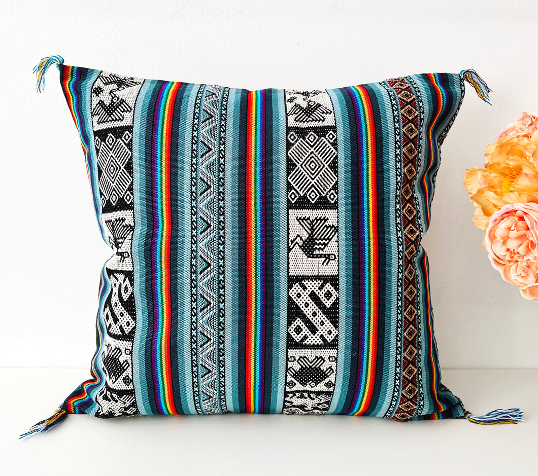 Turquoise Chinchero Cushion Cover