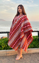 Load image into Gallery viewer, Unique Handmade Peruvian Poncho
