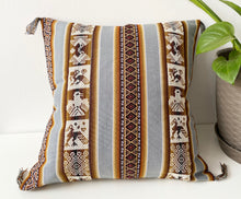 Load image into Gallery viewer, Gray Ethnic Cushion cover
