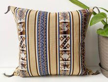 Load image into Gallery viewer, Mustard Ethnic Cushion cover
