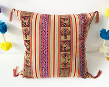 Load image into Gallery viewer, Camel &amp; Orange Chinchero Cushion cover
