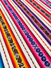 Load image into Gallery viewer, Multicolored Peruvian Table runner
