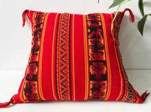 Load image into Gallery viewer, Orange Chinchero Cushion cover
