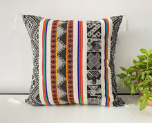Load image into Gallery viewer, White Peruvian Ethnic Cushion cover
