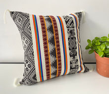 Load image into Gallery viewer, White Peruvian Ethnic Cushion cover
